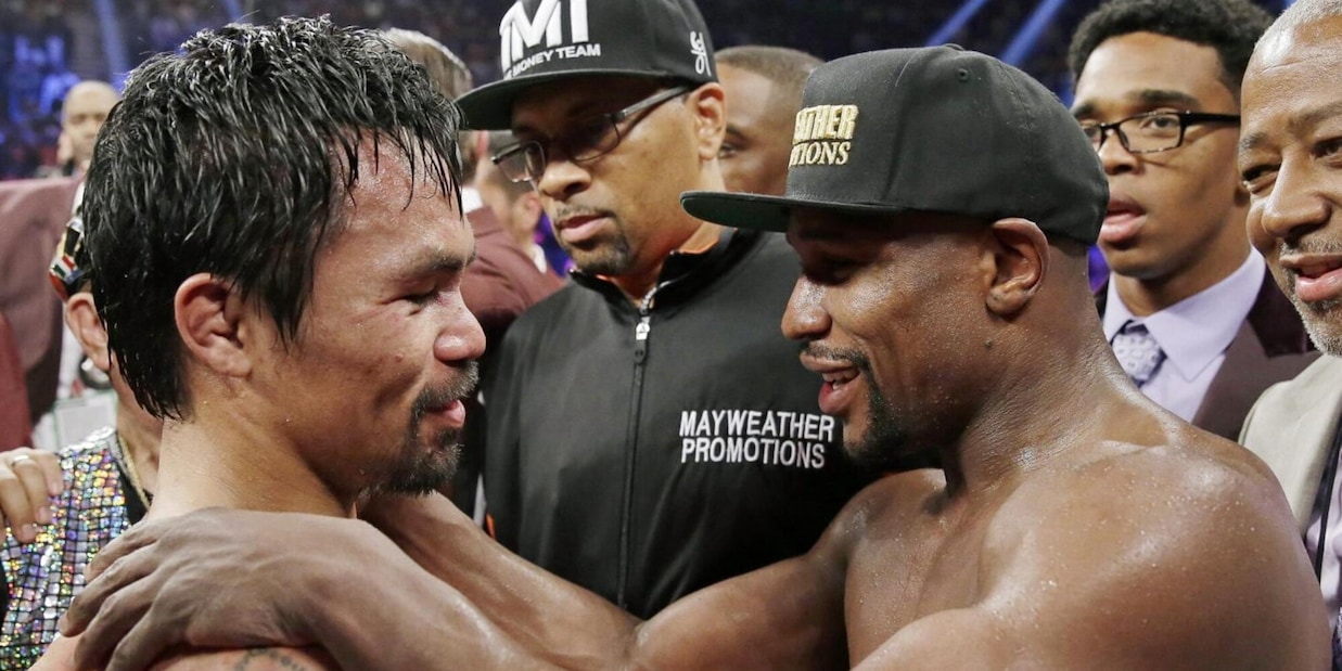Pacquiao e Mayweather avversari sul ring alla soglia dei 50 anni: sfida record a Los Angeles