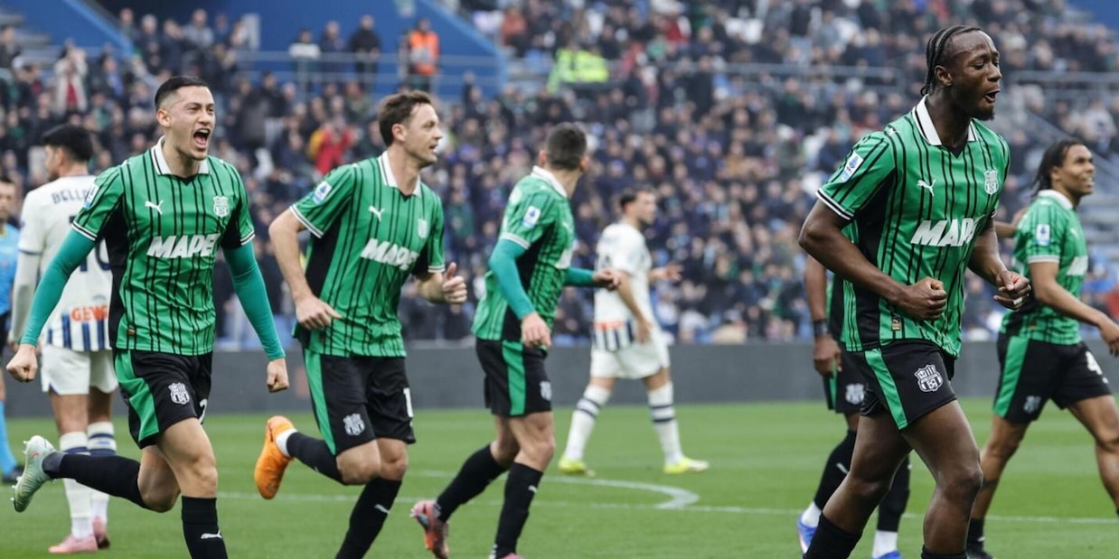 Sassuolo-Atalanta 2-1: Koné e Thorstvedt lanciano Grosso, a Palladino non basta Musah. Espulso Pinamonti