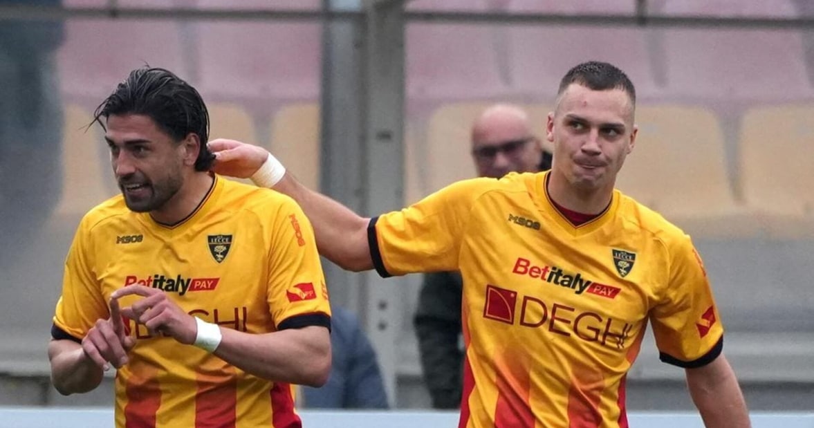 Lecce-Cremonese 2-1: Pierotti e Stulic lanciano Di Francesco, crisi senza fine per Nicola
