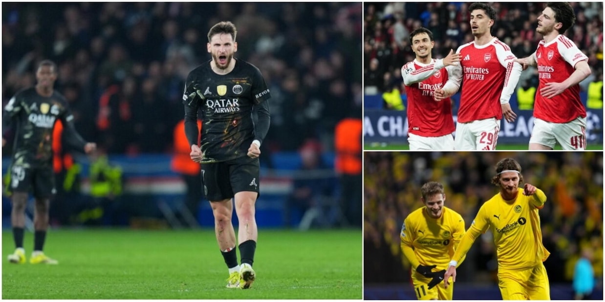 Champions League, Psg e Bodo danno spettacolo. L'Arsenal si salva nel finale