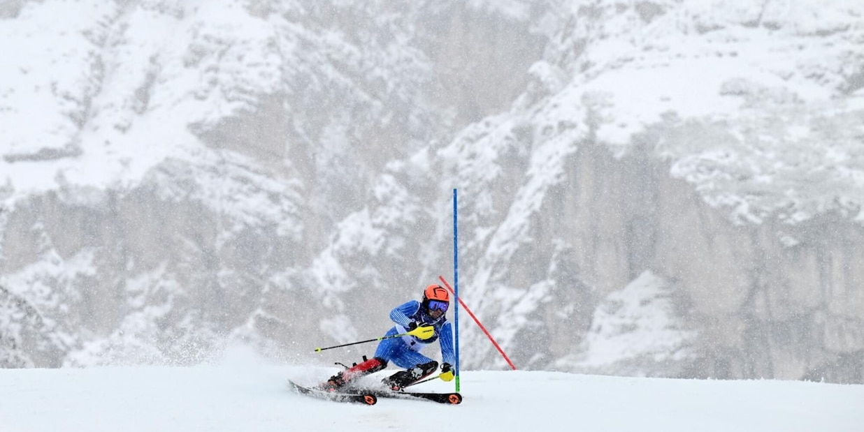 Bertagnolli, un'altra impresa: stupendo oro nello slalom paralimpico 