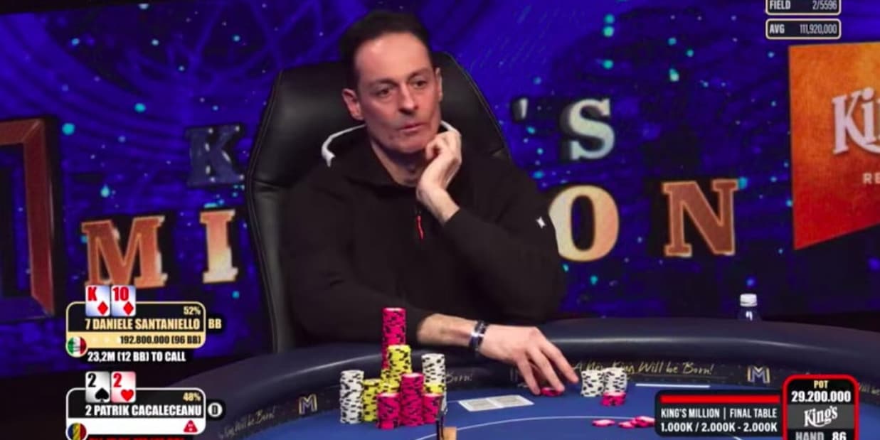 Santaniello da record: rimonta incredibile e trionfo nel Million