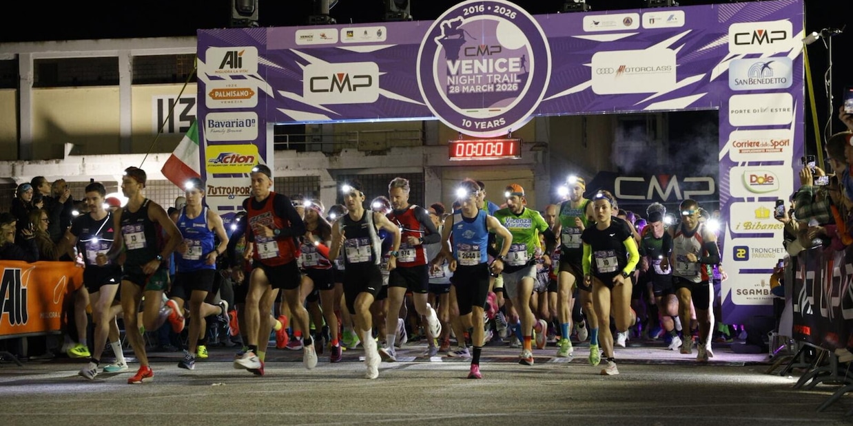 Giacomo Esposito e Diletta Moressa brillano al 10^ CMP Venice Night Trail!
 
