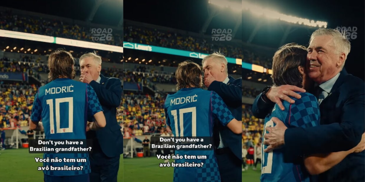Ancelotti e il curioso siparietto con Modric: "Non è che hai un nonno brasiliano?"