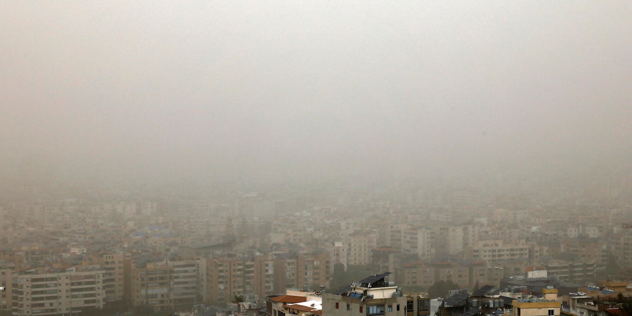 
            
            La periferia sud di Beirut bombardata da Israele
          