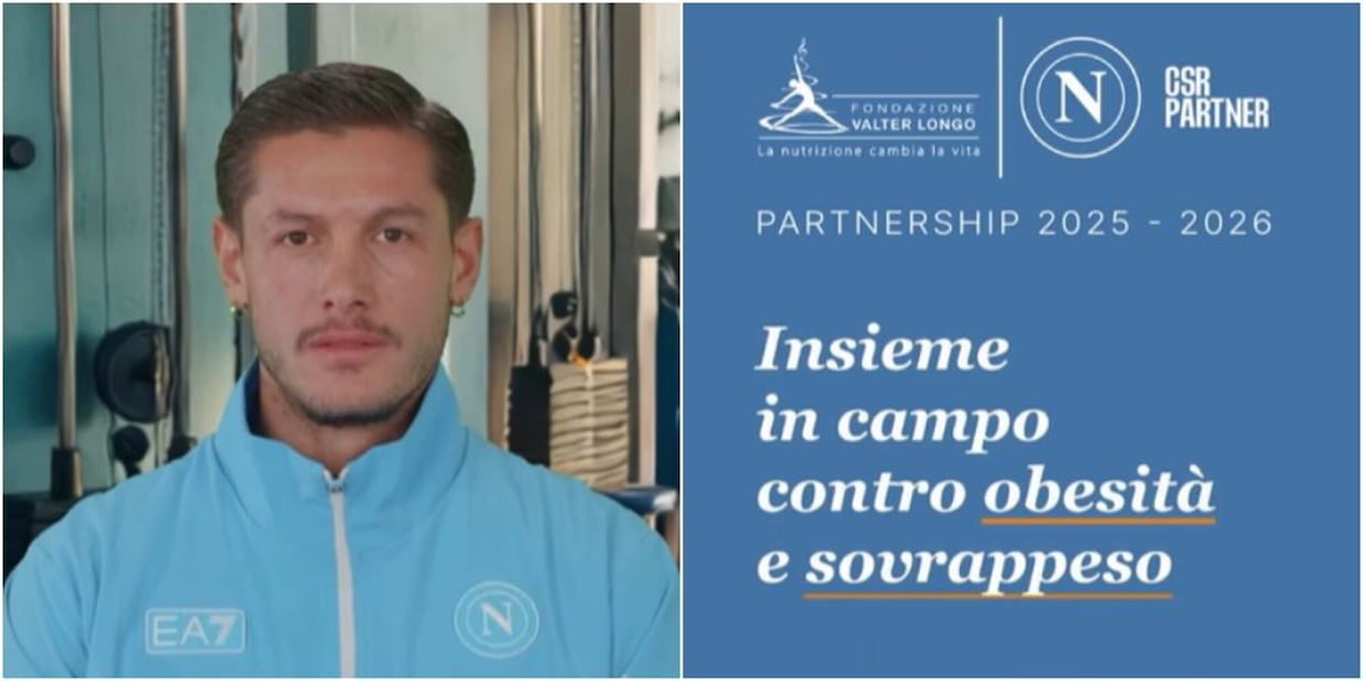 Il Napoli in campo per la prevenzione e la salute: "Muoversi fa bene"