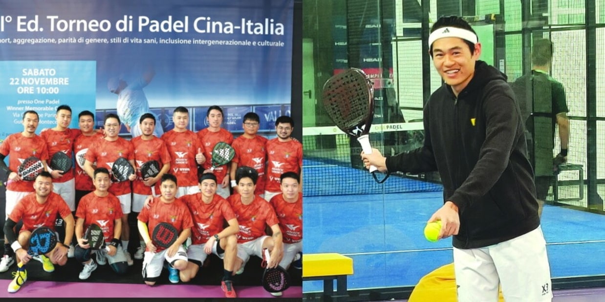 Italia e Cina insieme in nome del padel
