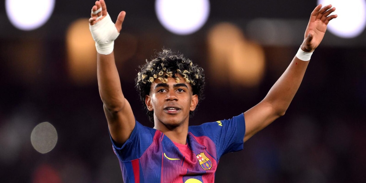 Lamine Yamal lancia la fuga del Barcellona: due assist e una rete per il poker all’Espanyol e +9 sul Real Madrid!