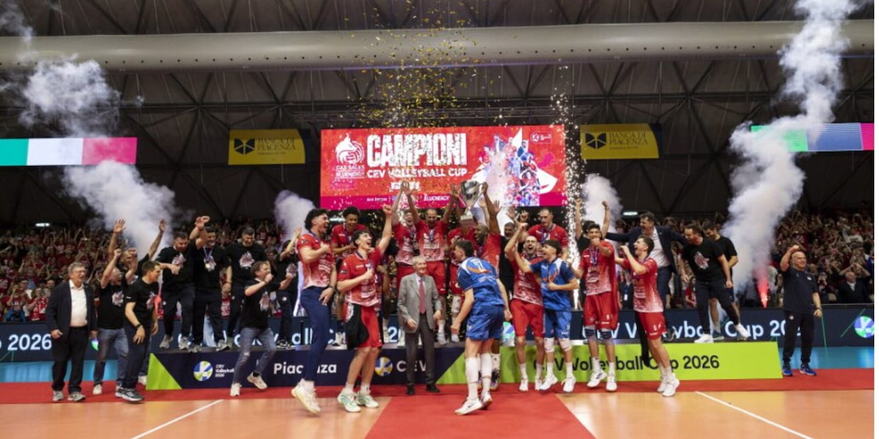 Cev Cup: e' trionfo Piacenza