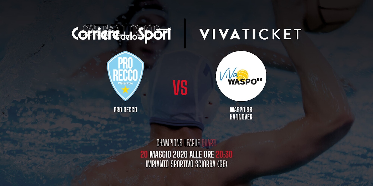 Biglietti Pro Recco-Waspo 98 Hannover: al via la vendita per i quarti di Champions League
