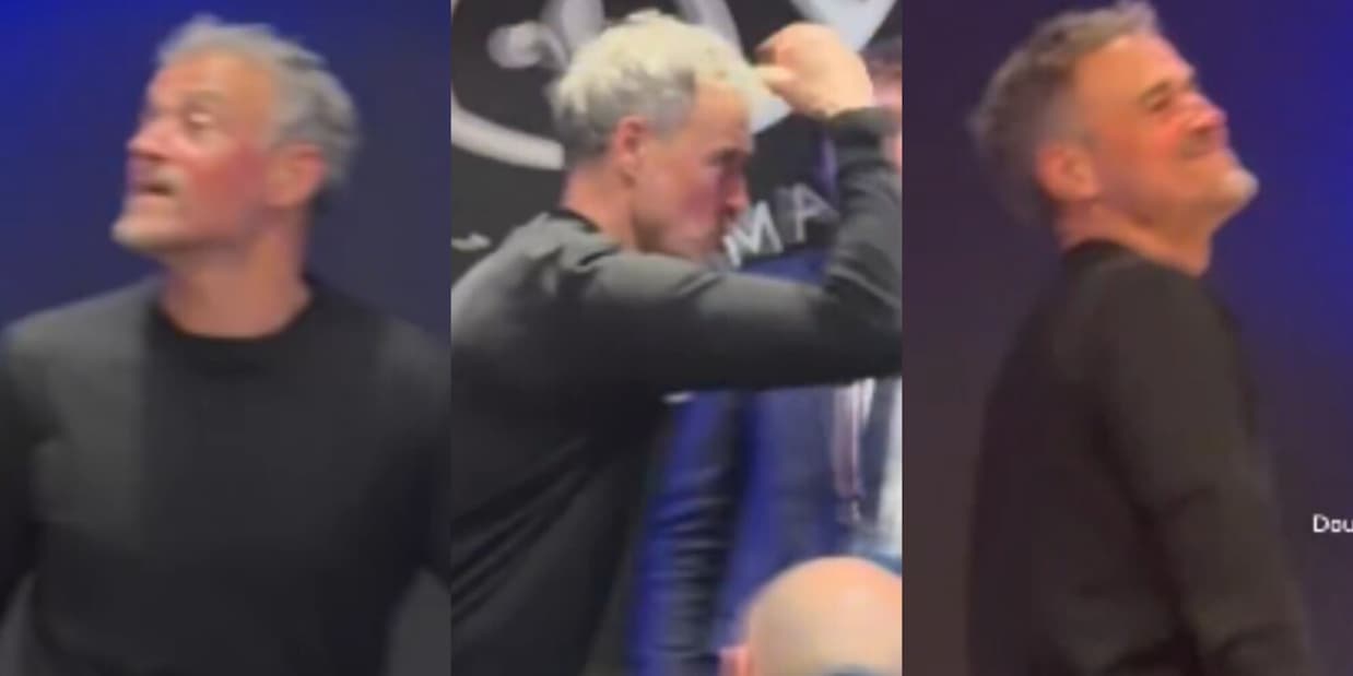 Luis Enrique non dimentica il passato: l'esultanza quando scopre della vittoria del Barcellona fa impazzire il web