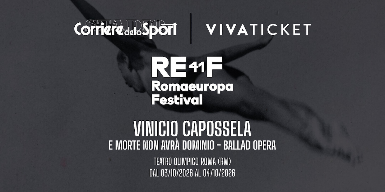 Vinicio Capossela a Roma, biglietti per “E morte non avrà dominio” al Teatro Olimpico