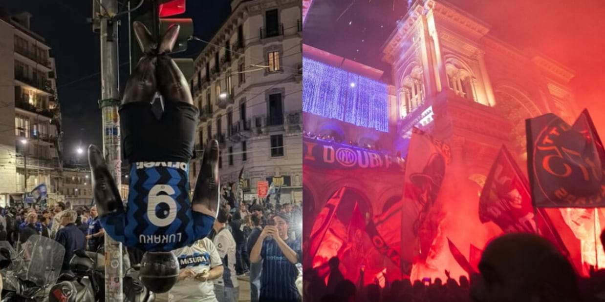 Lukaku a testa in giù, festa Inter con vergogna