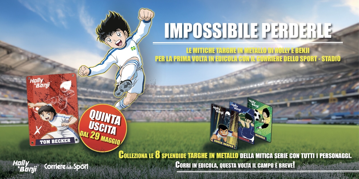 Holly e Benji, non perdere l’appuntamento settimanale: arriva Tom Becker