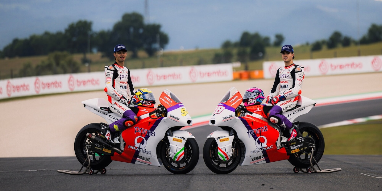 MotoGp, Prima Assicurazioni e Prima Pramac Racing svelano al Mugello una livrea speciale firmata Pininfarina