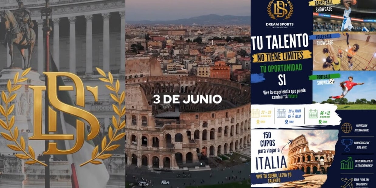 Dal calcio al basket, dalla pallavolo al ciclismo: il progetto Dream Sport’s International arriva a Roma