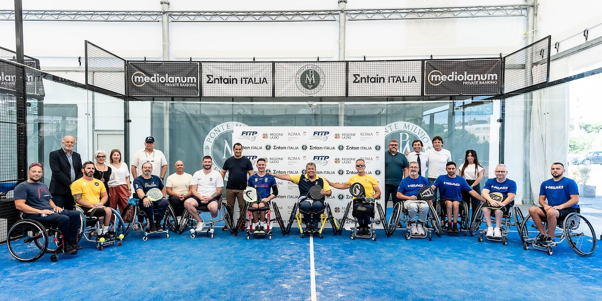 Sport senza barriere: al Ponte Milvio Tennis Club la quarta tappa del Circuito Nazionale Wheelchair Padel FITP 