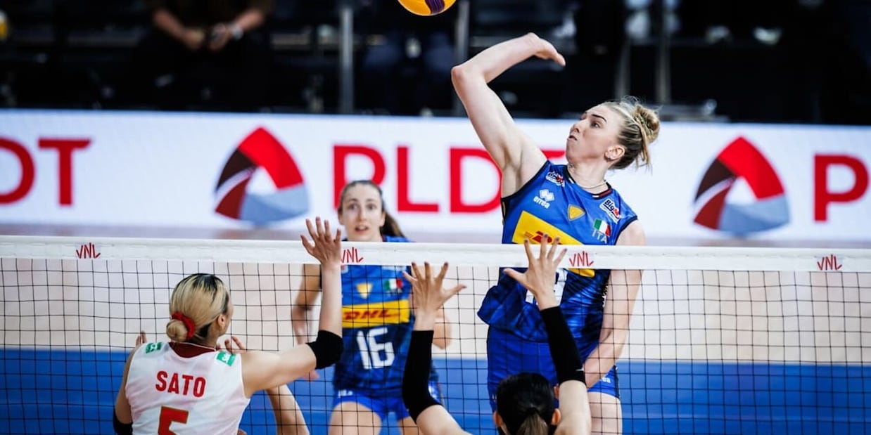 VNL: riscatto delle azzurre contro il Giappone