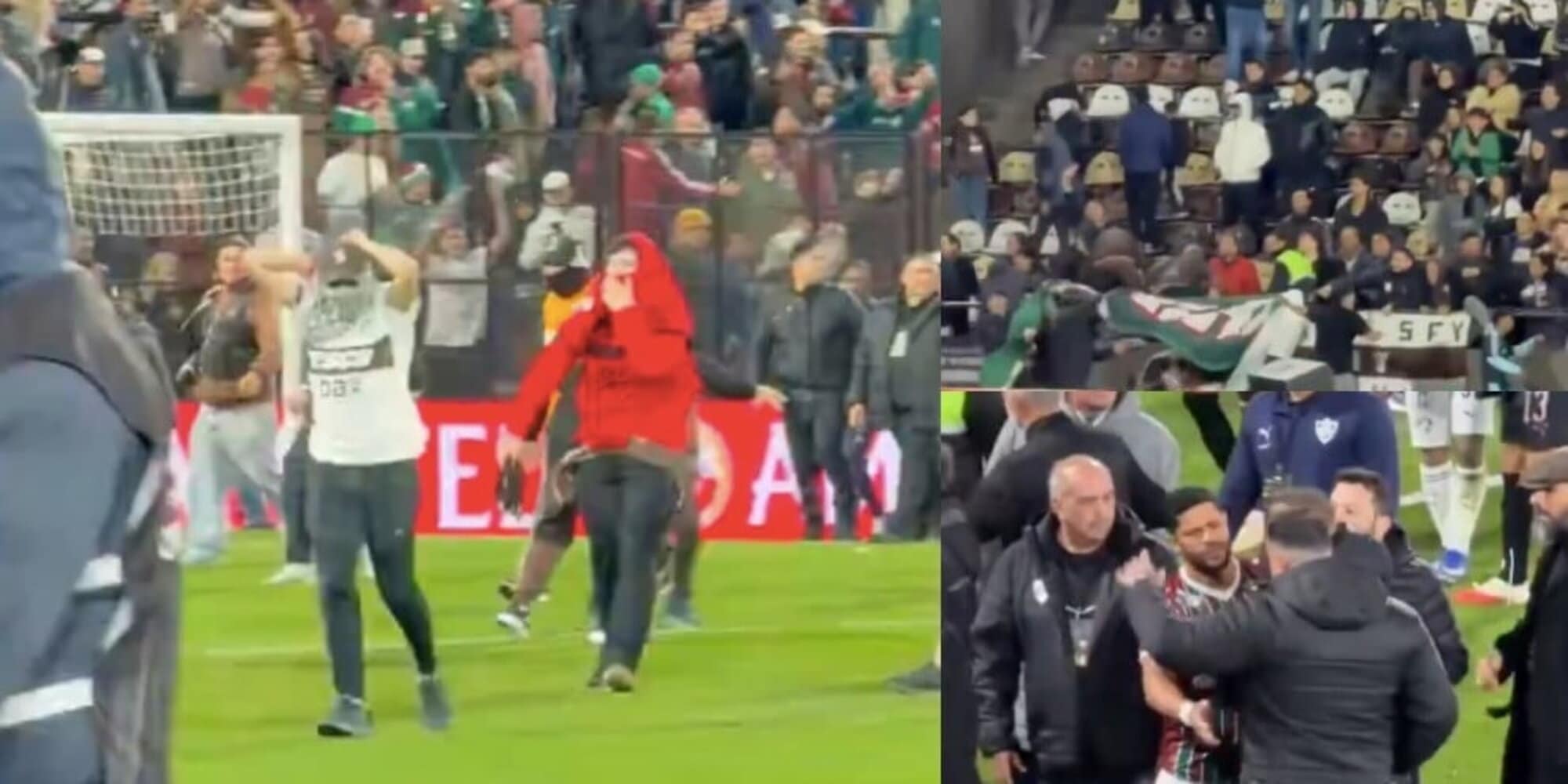 Vadnyuati jelenetek a Platense és a Fluminense mérkőzésén: pályára hatolások, ütések és egy ellopott transzparens