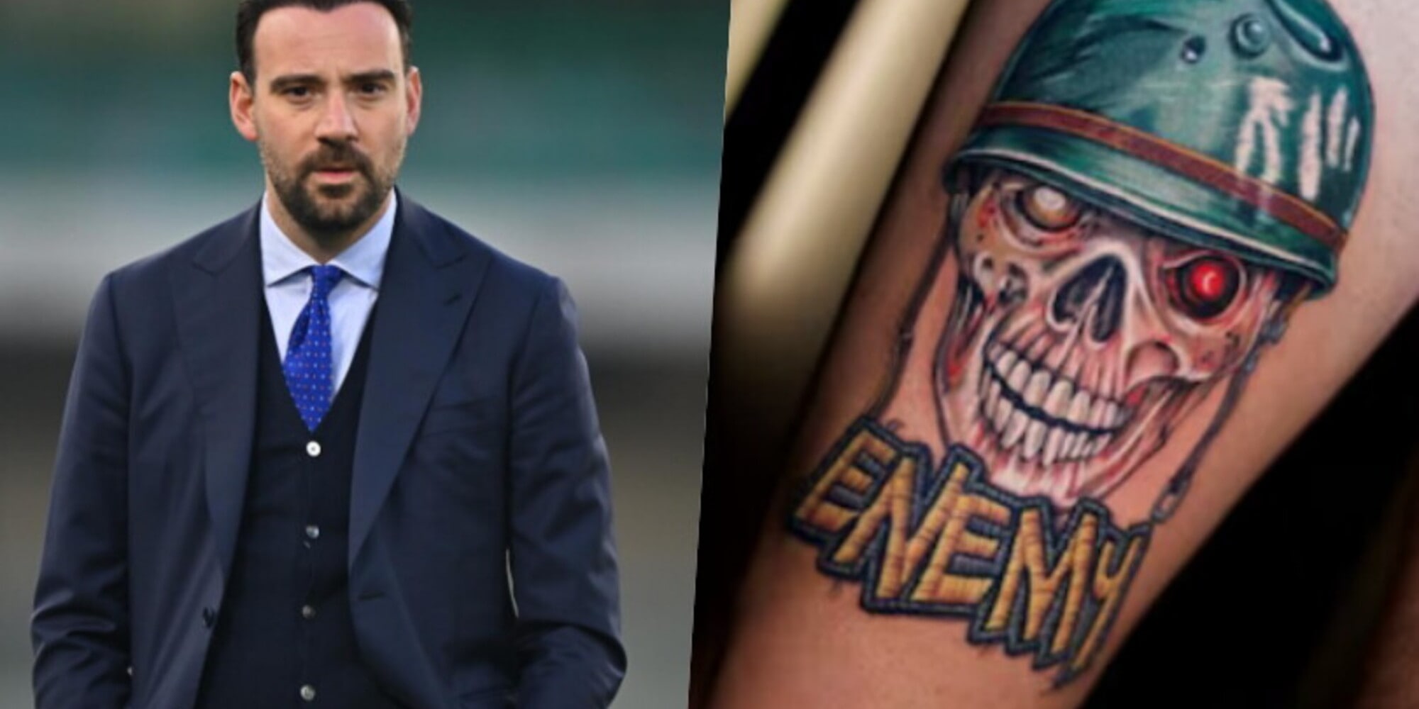 Manna e il nuovo tatuaggio virale: cosa ha scelto il ds del Napoli e il suo significato
