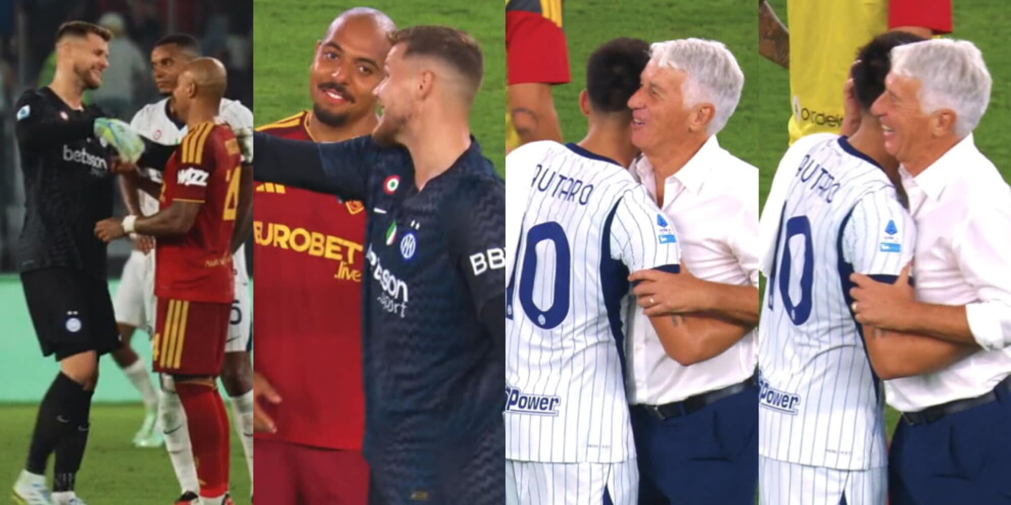 Il siparietto tra Malen e Martinez, poi Gasperini va da Lautaro: "Vaff...". Cosa è successo dopo Roma-Inter