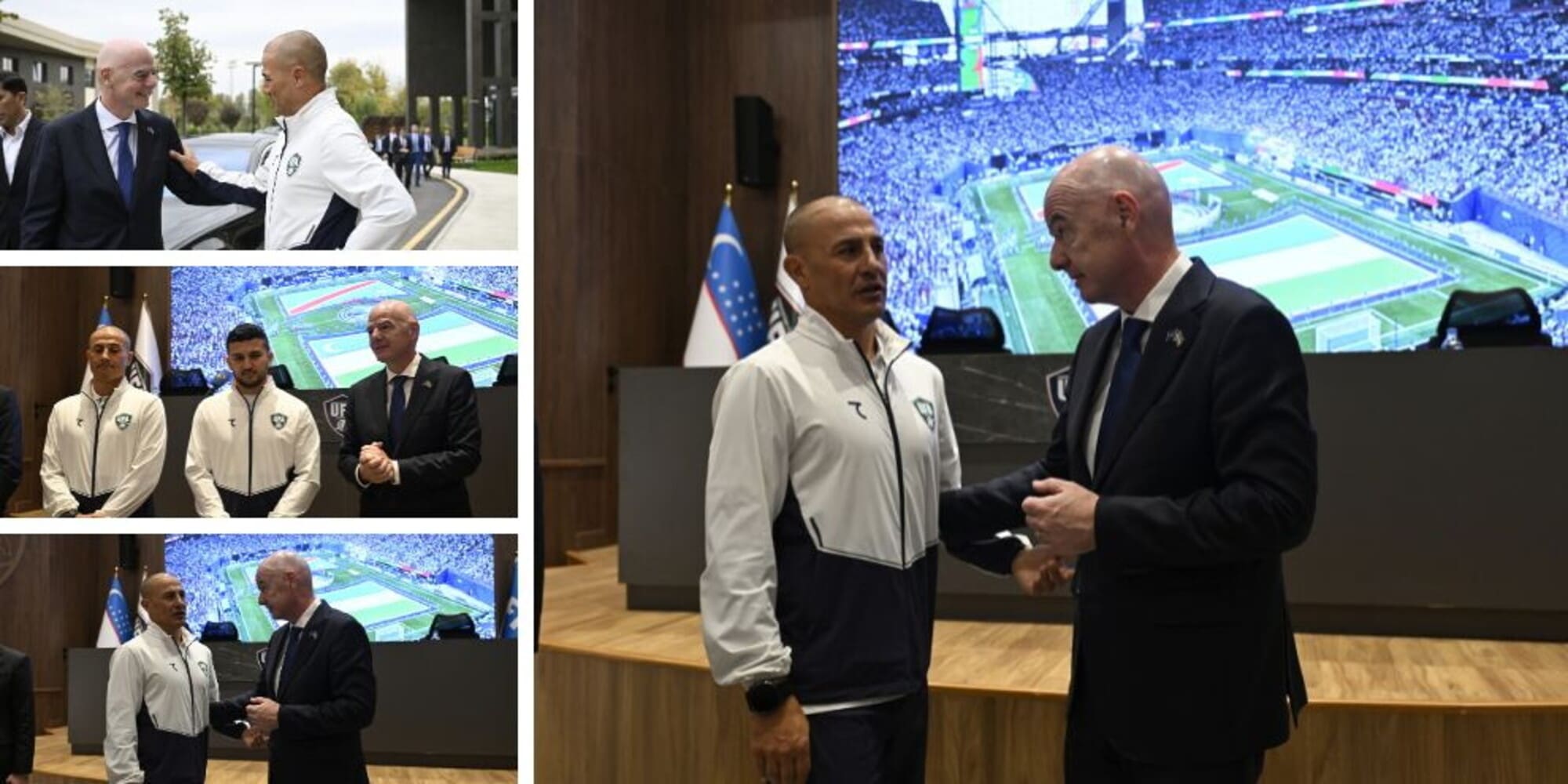 Fabio Cannavaro szerint Gianni Infantino látogatása lelkesedést hoz az üzbég labdarúgásba