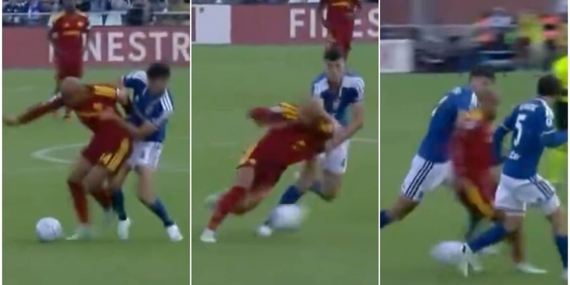 Játékvezetői baki és kiállítás borzolja a kedélyeket a Como-Roma mérkőzés után