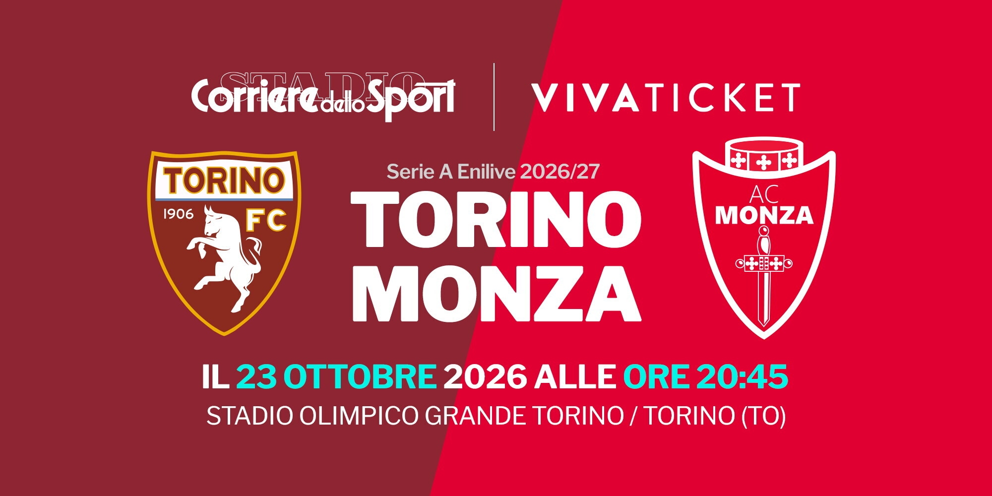 Biglietti Torino-Monza: dove comprarli, prezzi e info per la partita del 23 ottobre