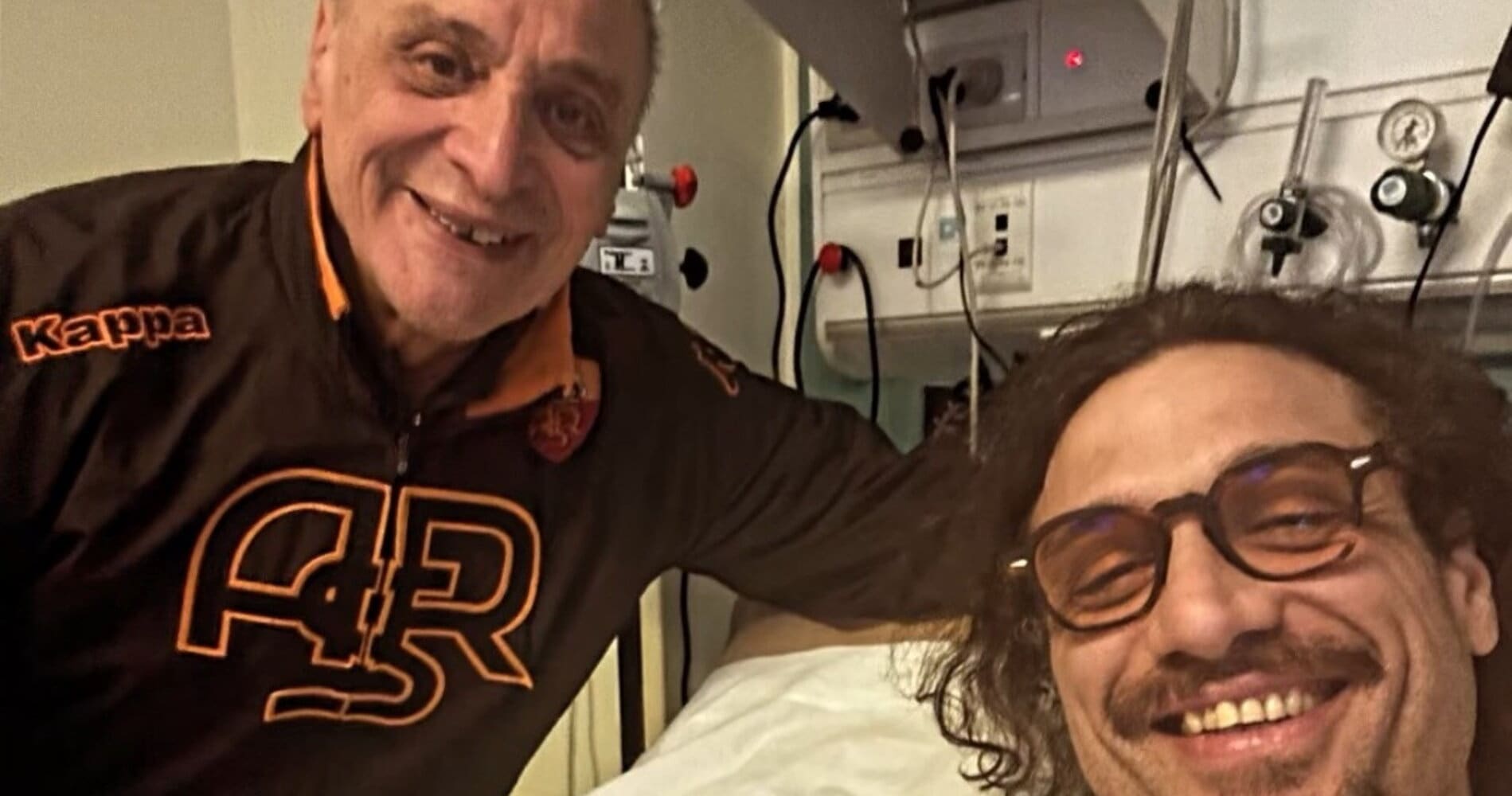 Már az intenzív után viccelődik a kórházban Daniel Osvaldo