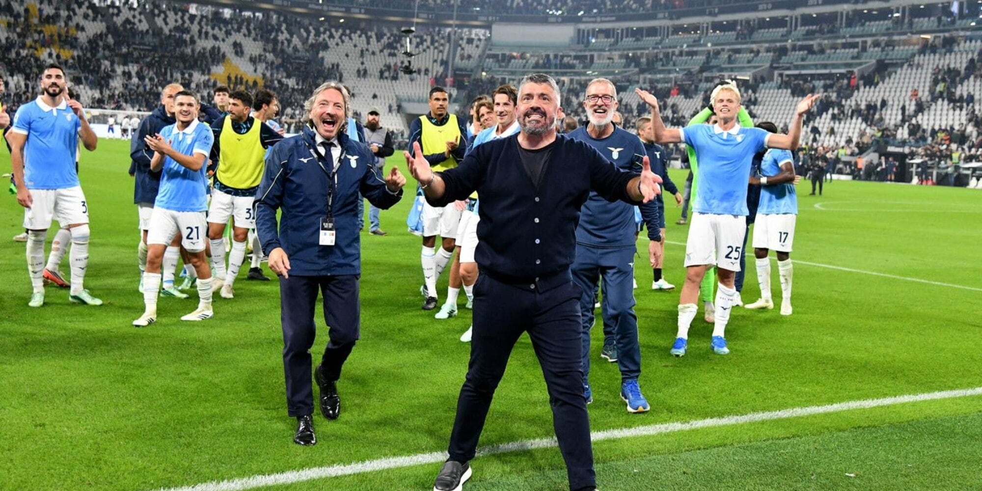 Juve stordita e confusa, Spalletti impotente in tribuna: così Gattuso apre la crisi del suo predecessore in Nazionale