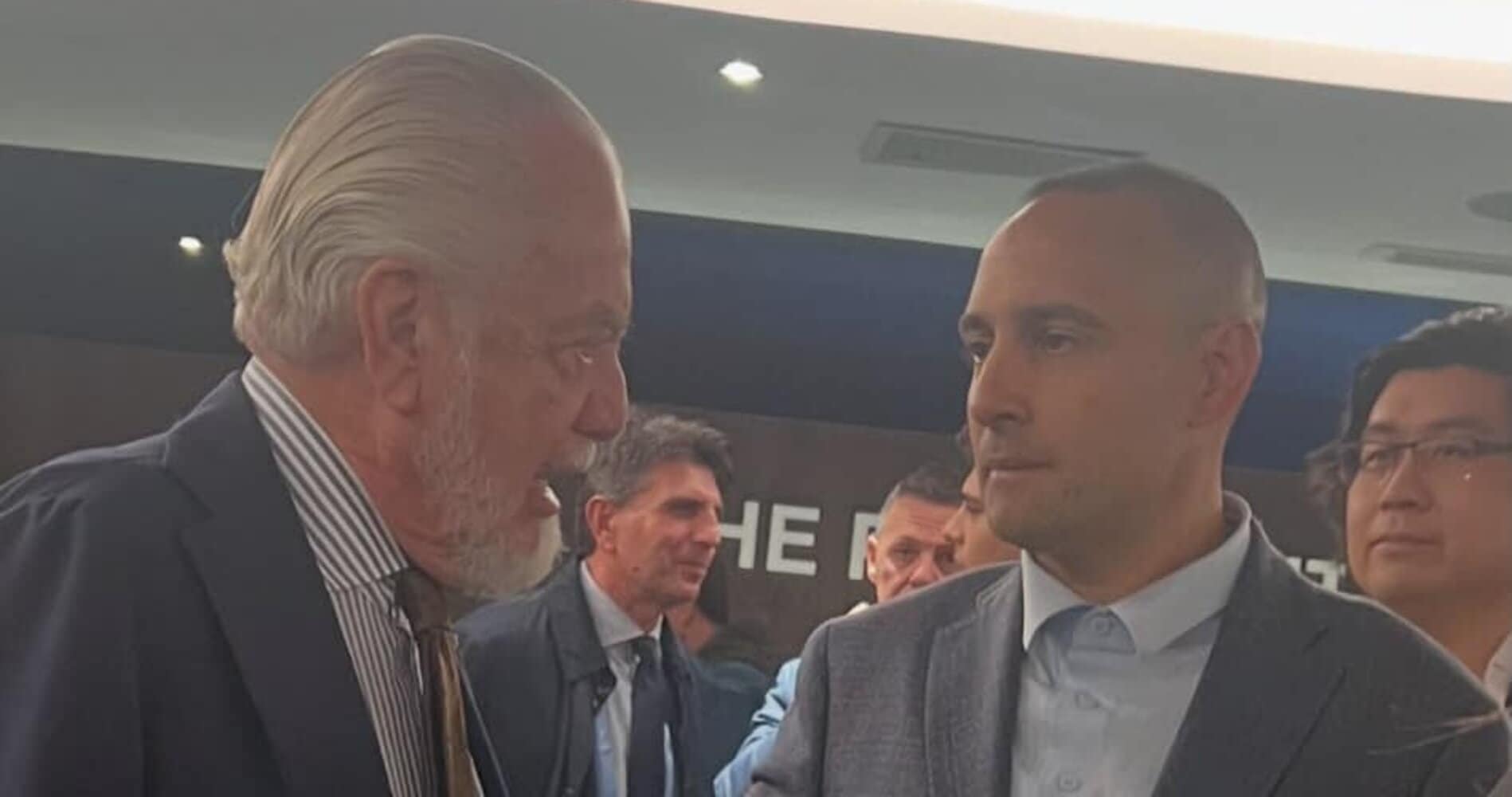 Meglepő találkozás Nápolyban: a klubot korábban megvenni kívánó Matt Rizzetta volt Aurelio De Laurentiis vendége