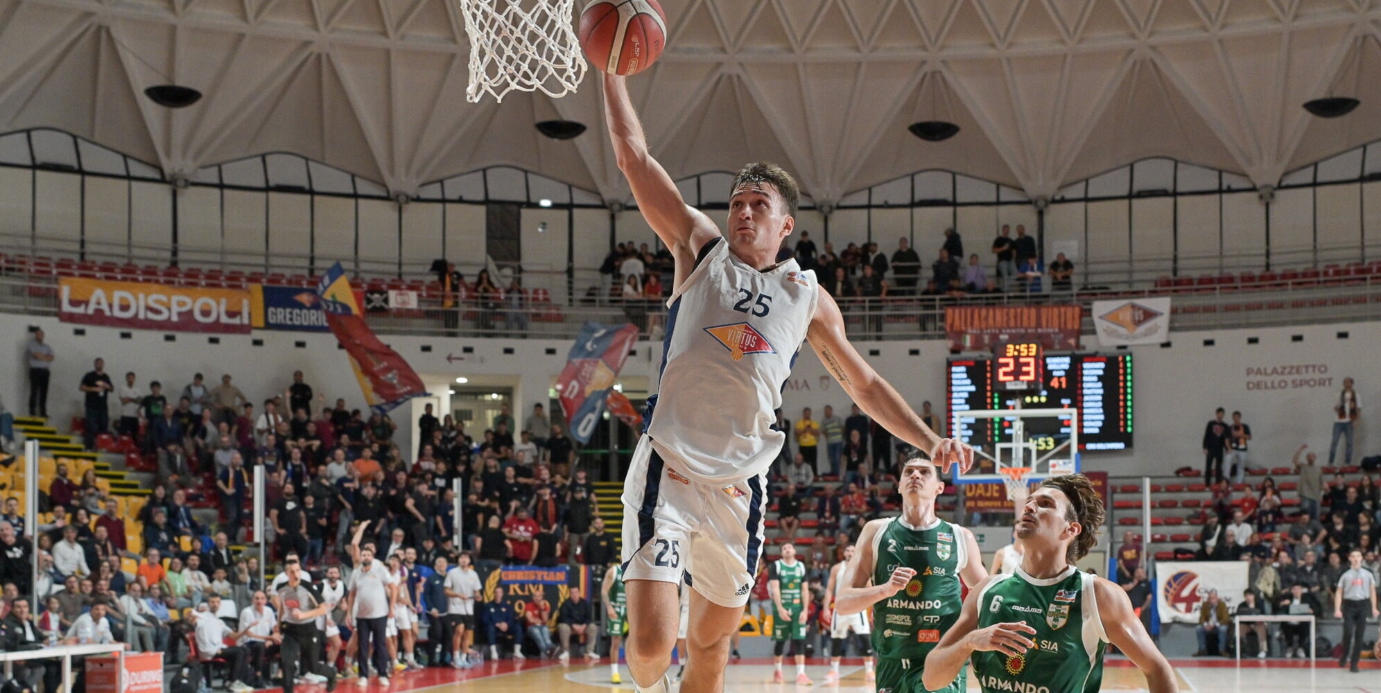 Serie B nazionale, la Virtus GVM Roma 1960 vince la quarta di fila