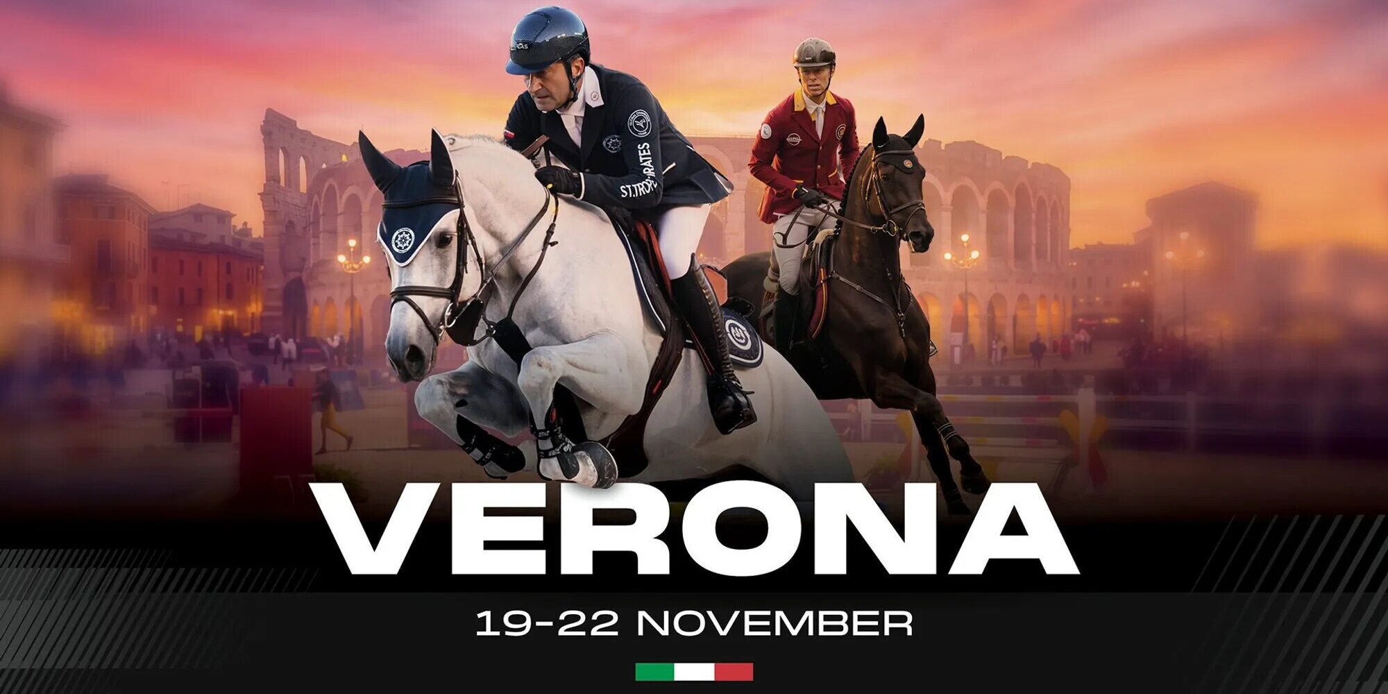 <strong>I Global Champions Playoff sbarcano a Verona: è il Super Bowl del salto ostacoli mondiale, oltre 11 milioni di euro in palio</strong>
