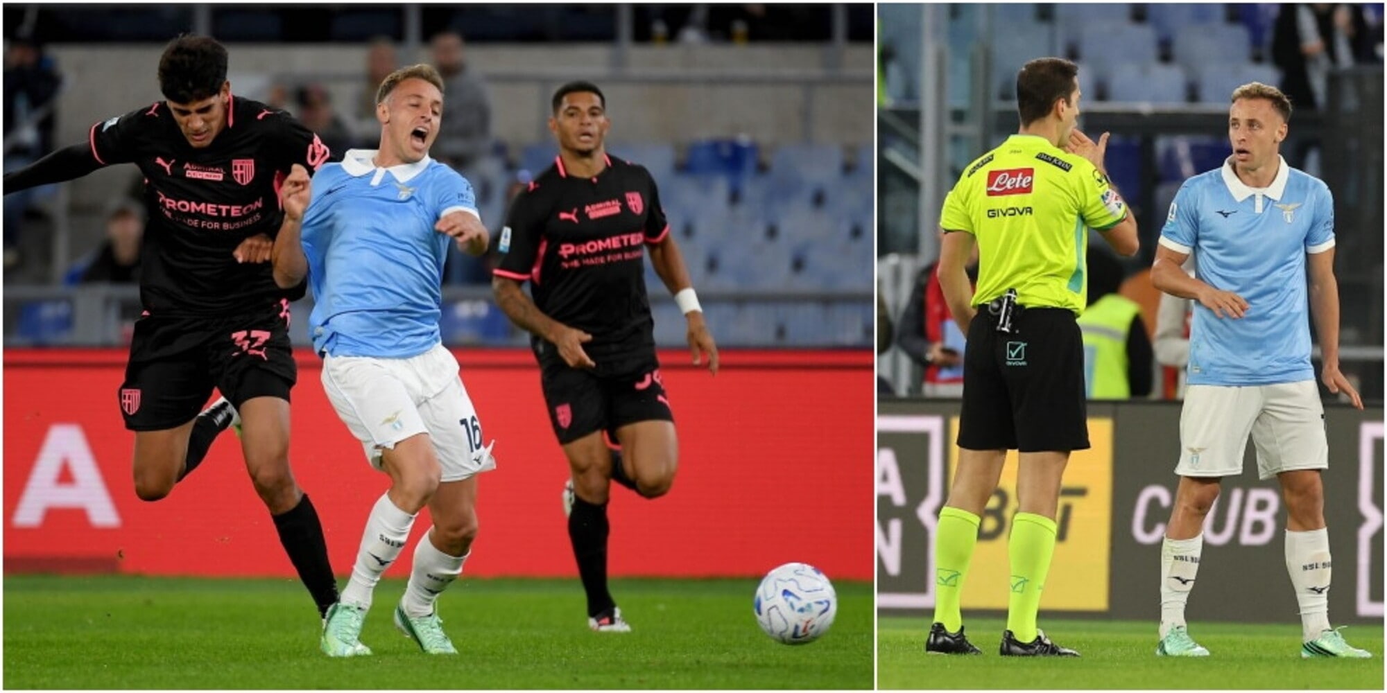 Corriere dello Sport: Játékvezetői hiba a Lazio–Parma mérkőzésen, elmaradt egy tiszta büntető