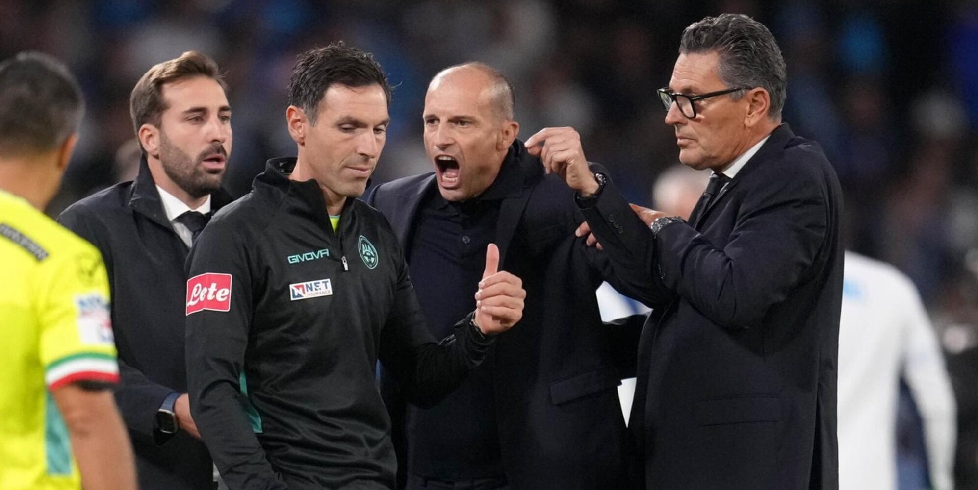 Allegri und der Angriff auf Roma: die Wut in den Umkleidekabinen, was mit der Staatsanwaltschaft passieren kann und die Reaktion von Gasperini