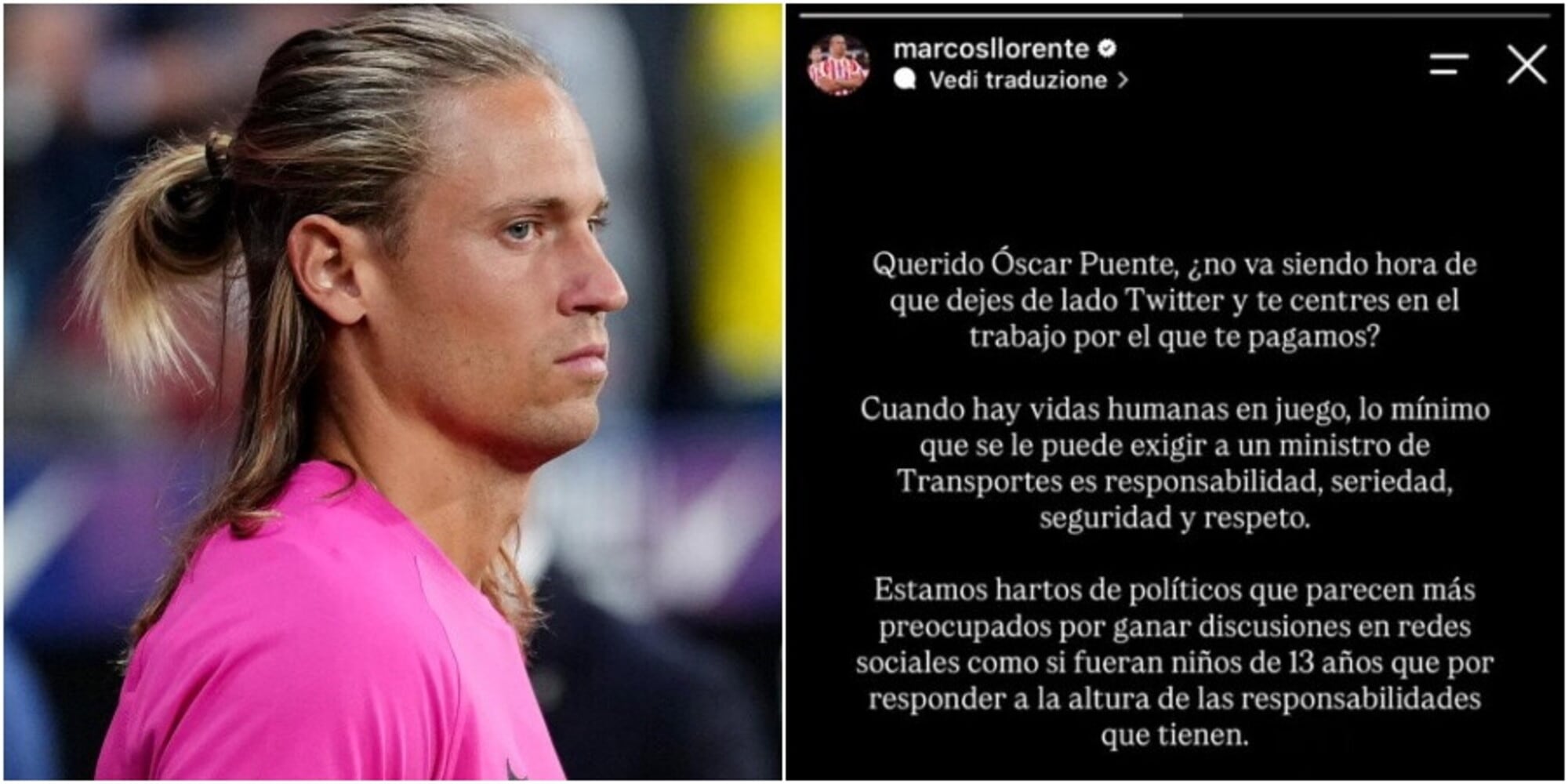 Vonatkatasztrófa Spanyolországban: Marcos Llorente keményen kritizálta a minisztert