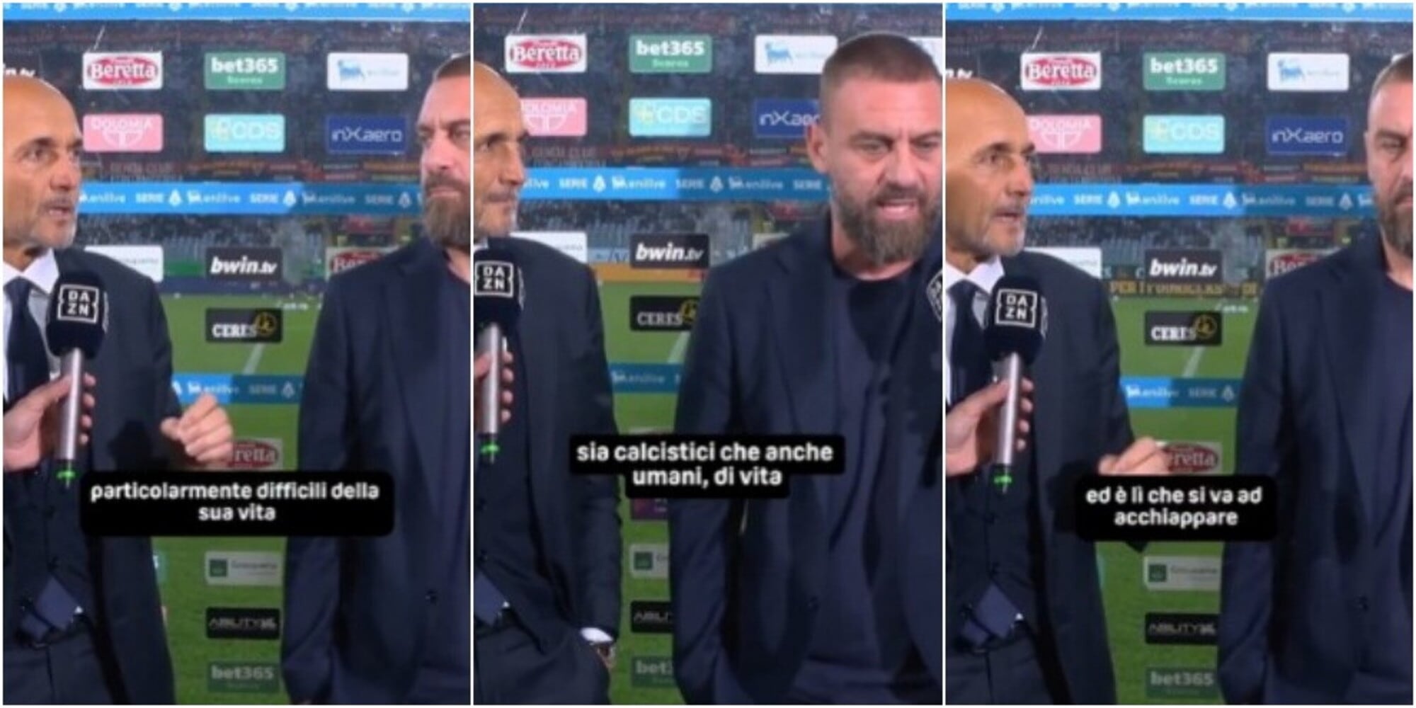 De Rossi und Spalletti gemeinsam im TV vor Genua-Juve: „Davon war ich immer überzeugt“