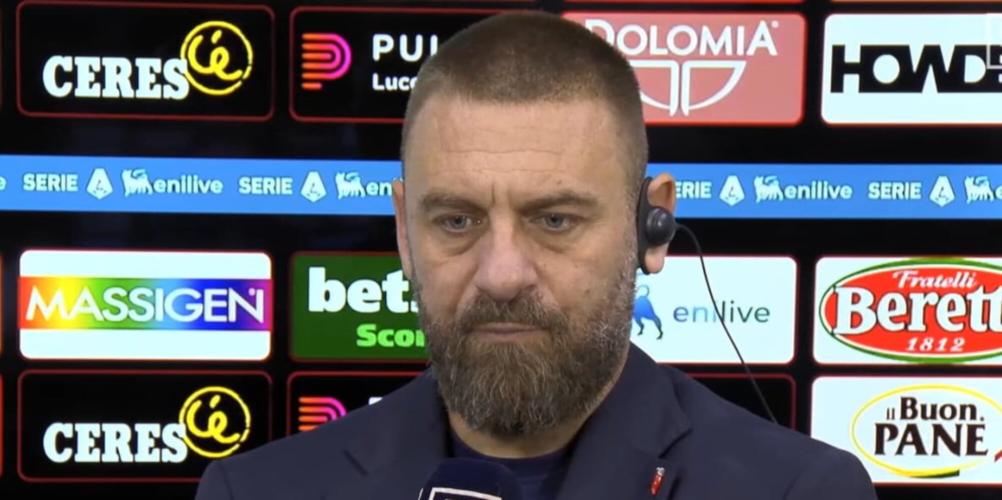 De Rossi lobt Genua: „Wunderbare Spieler. Es ist schön, gegen Spalletti und Gasp gewonnen zu haben.“