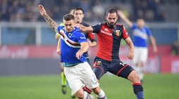 Il derby è della Sampdoria: Gabbiadini-gol, Genoa ko