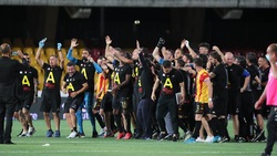 Benevento, una festa pazzesca per la promozione in A