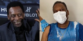 Pelé si vaccina contro il Covid: "Ma non è ancora finita"
