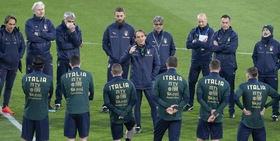 Italia in riga, parla Mancini: obiettivo Bulgaria