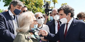 Superga, l’emozione di Cairo nell’omaggio al Grande Torino