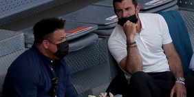 Ronaldo e Figo, una coppia Real a fare il tifo per Nadal