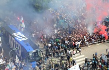 Festa Scudetto Inter, tremila tifosi a San Siro