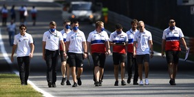 F1, Gp d'Italia: la pista di Monza prende vita