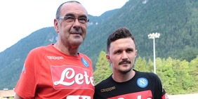 Napoli, Mario Rui ritrova Sarri: subito al lavoro a Dimaro