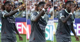 Leao perde la testa, brutto gesto contro i tifosi del Milan a Parma