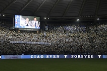 La Lazio saluta Eriksson: l'Olimpico si commuove