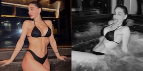 Anna Tatangelo alle terme in costume fa impazzire i social